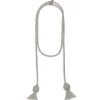 Outlet Maliparmi COLLAR STEEL METAL CROCHET Nickel