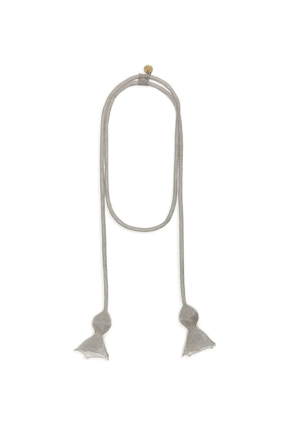 Outlet Maliparmi COLLAR STEEL METAL CROCHET Nickel