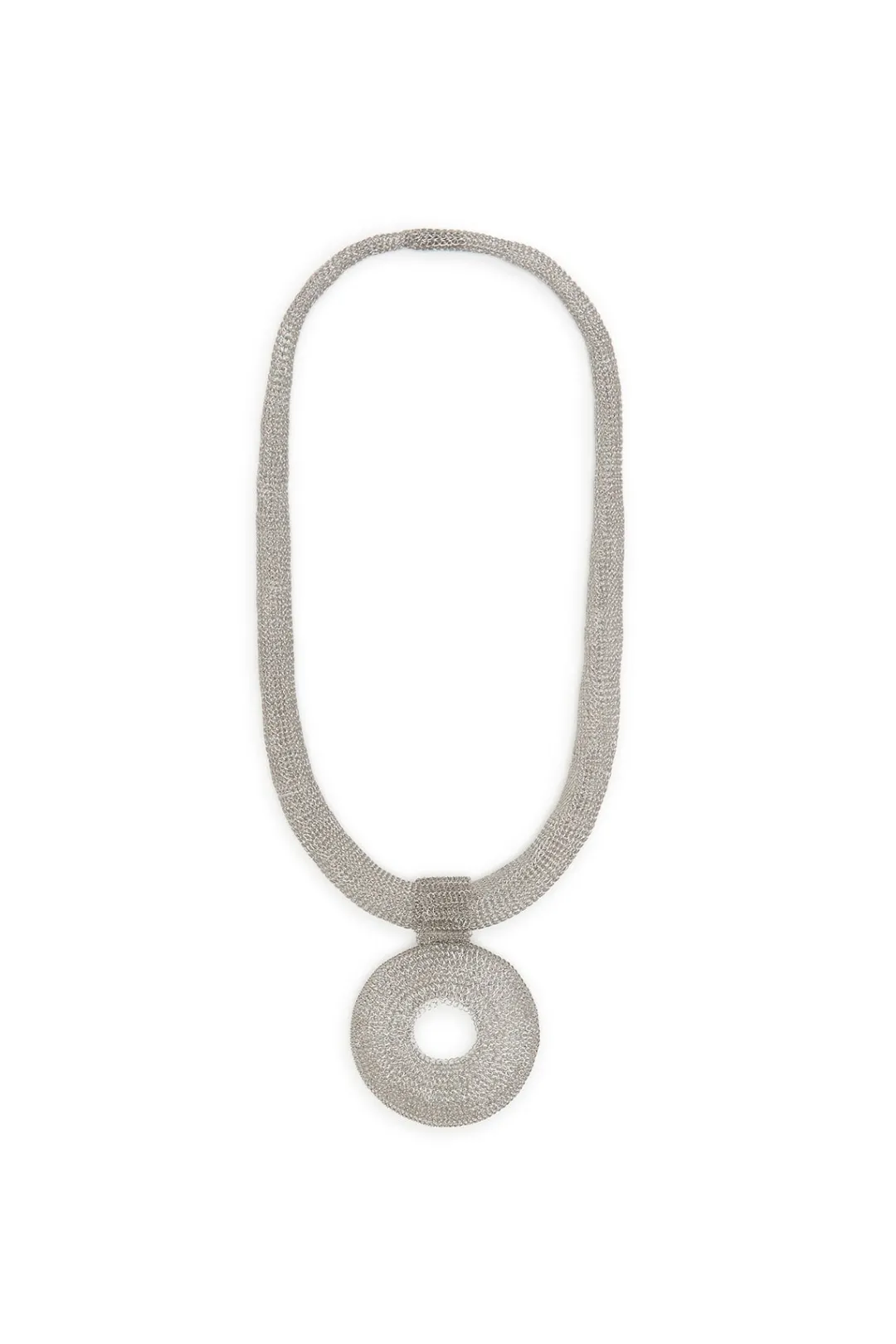 Fashion Maliparmi COLLAR STEEL METAL CROCHET Nickel