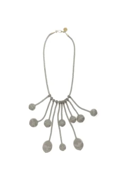 Clearance Maliparmi COLLAR STEEL METAL CROCHET Plateado