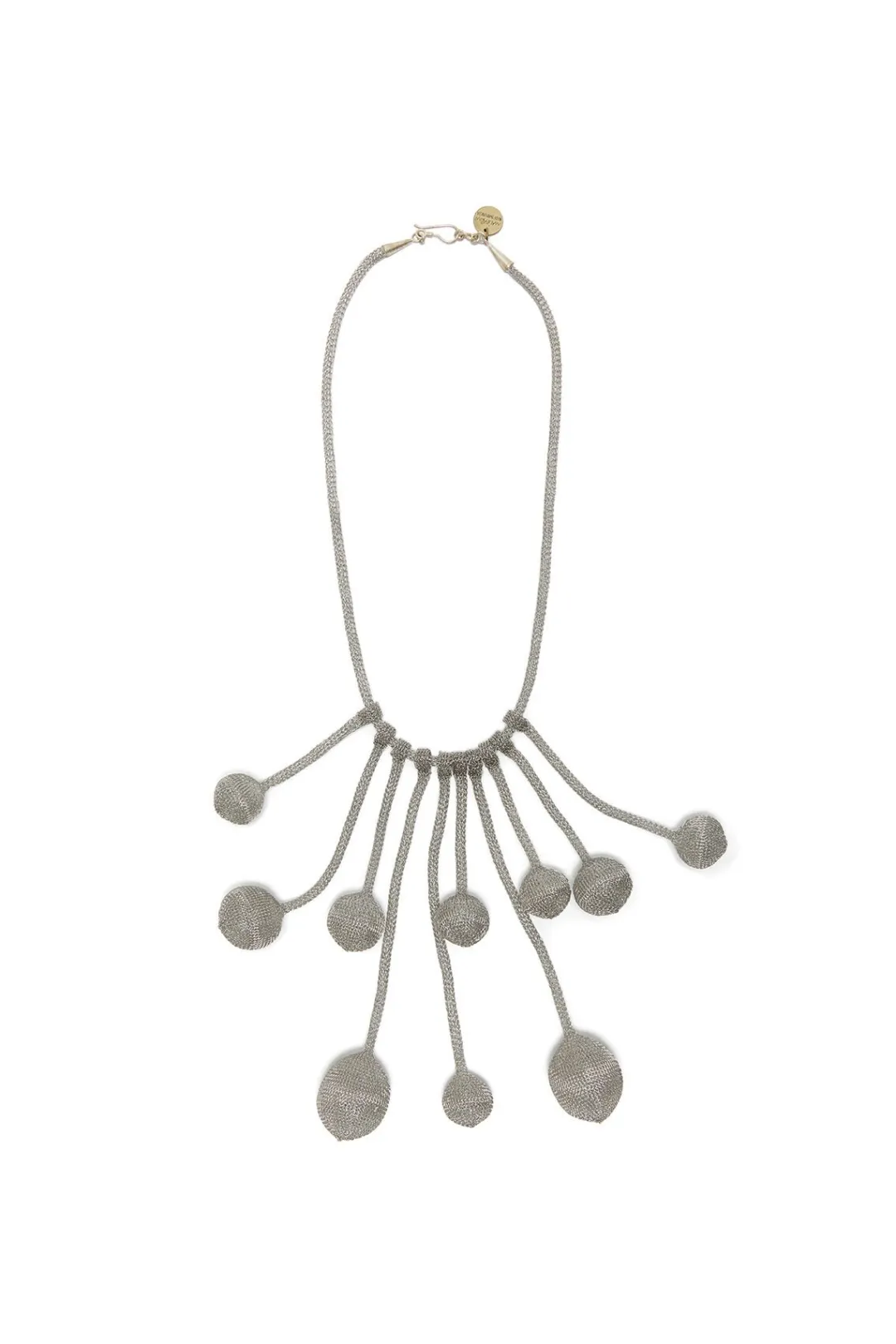 Clearance Maliparmi COLLAR STEEL METAL CROCHET Plateado