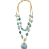 Hot Maliparmi COLLAR STONE CHAIN Azul