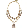 Clearance Maliparmi COLLAR STONE CHAIN Ámbar