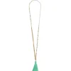 Discount Maliparmi COLLAR STONES & CHAIN Turquesa