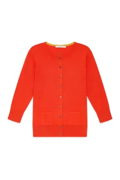New Maliparmi CÁRDIGAN COLOURS OF THE WORLD Naranja