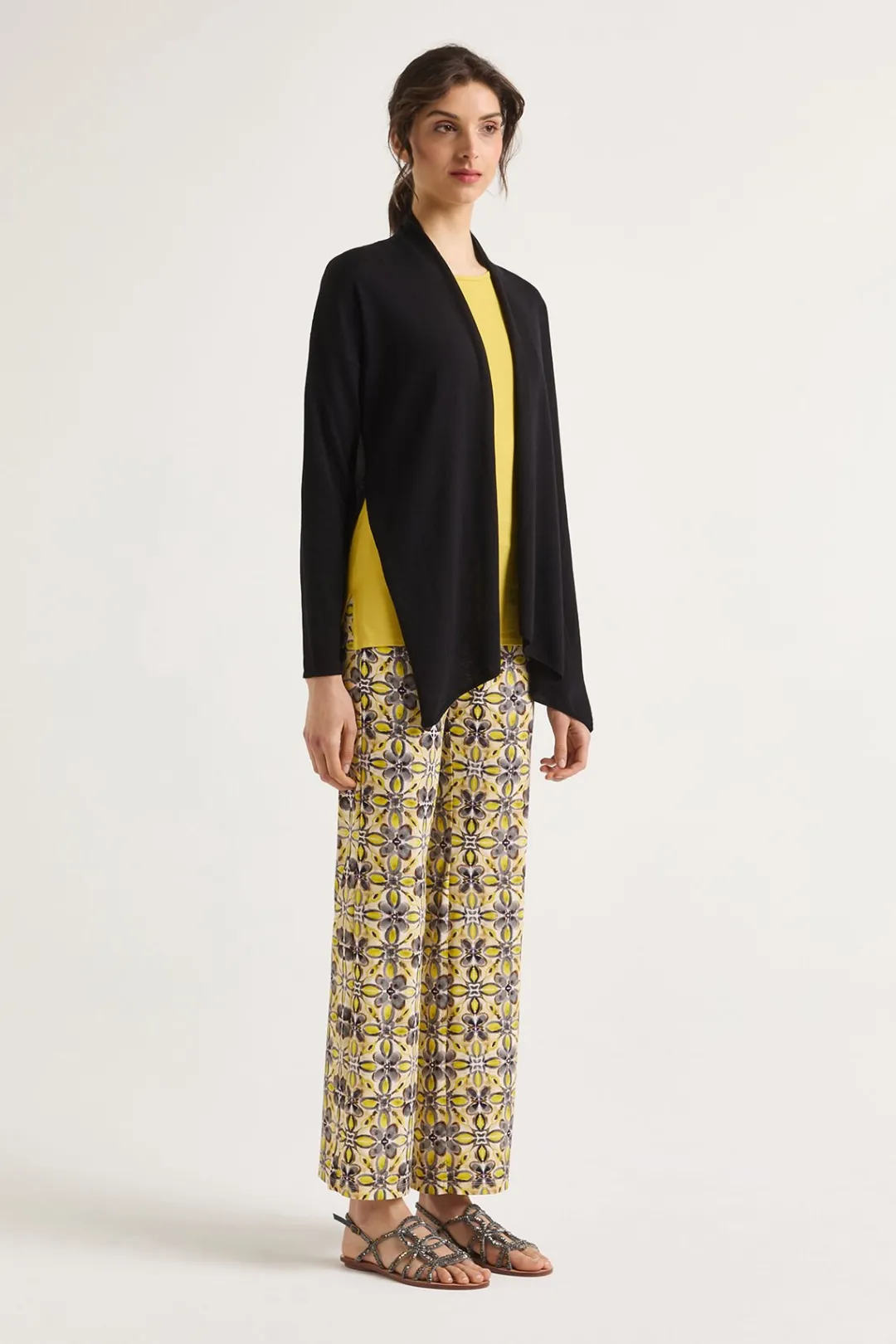 Discount Maliparmi CÁRDIGAN COLOURS OF THE WORLD Negro