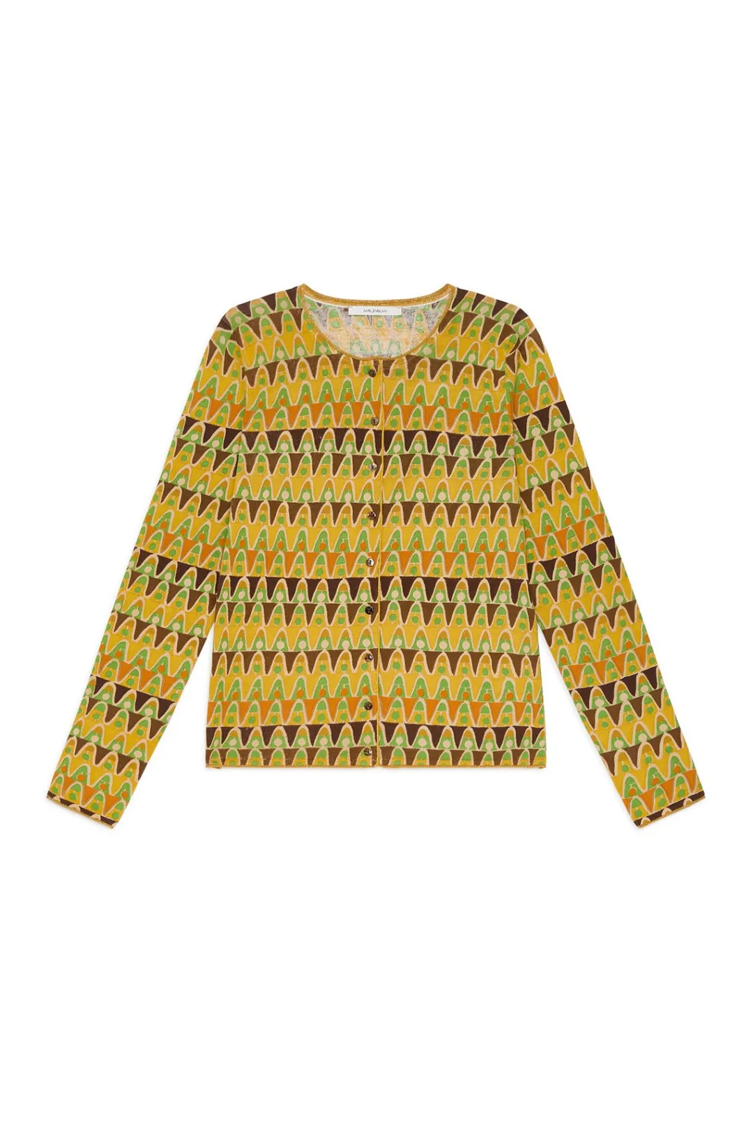 Best Maliparmi CÁRDIGAN GEOMETRIC MIMOSA Amarillo