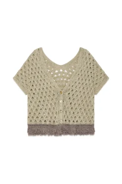 Sale Maliparmi CÁRDIGAN METALLIC Oro