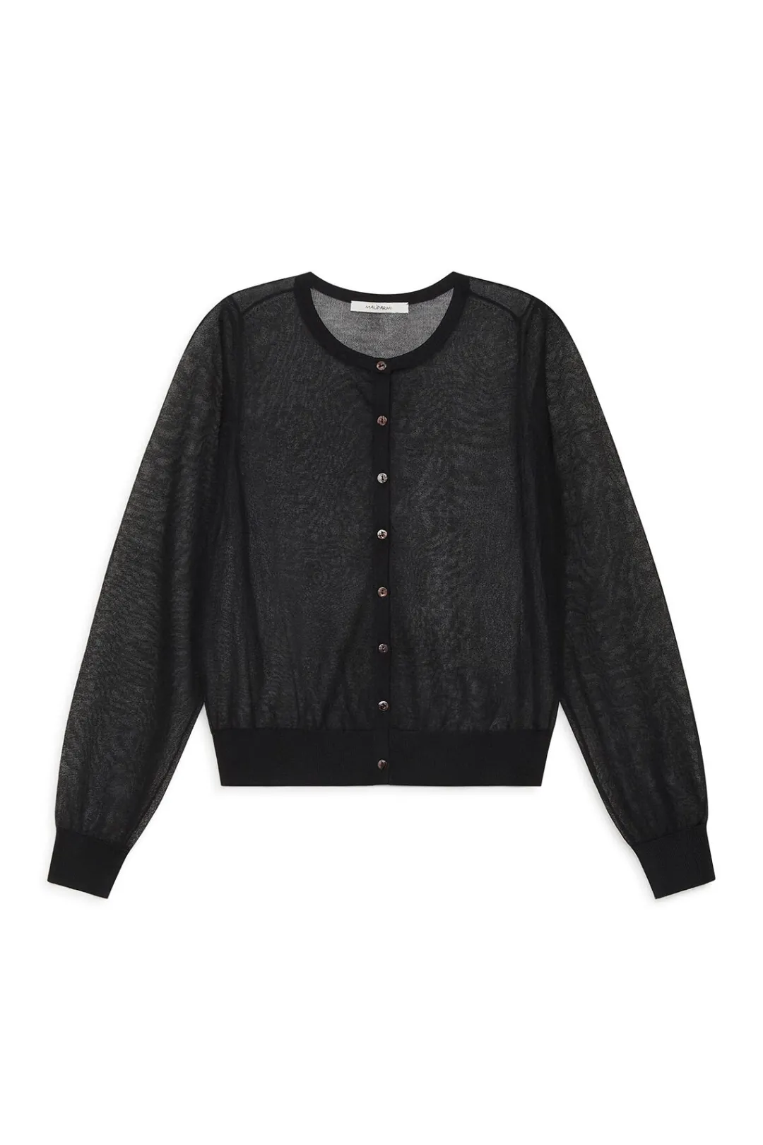 Clearance Maliparmi CÁRDIGAN TULLE Negro