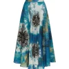 Best Maliparmi FALDA BLOOMING SHIBORI Azul