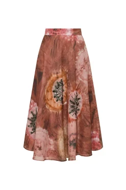 New Maliparmi FALDA BLOOMING SHIBORI Rosa
