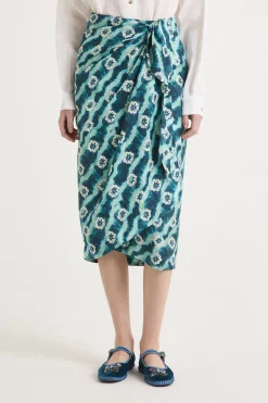 Outlet Maliparmi FALDA COLLECTION PRINT Azul