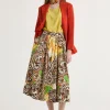 Online Maliparmi FALDA GEOMETRIC MIMOSA Amarillo