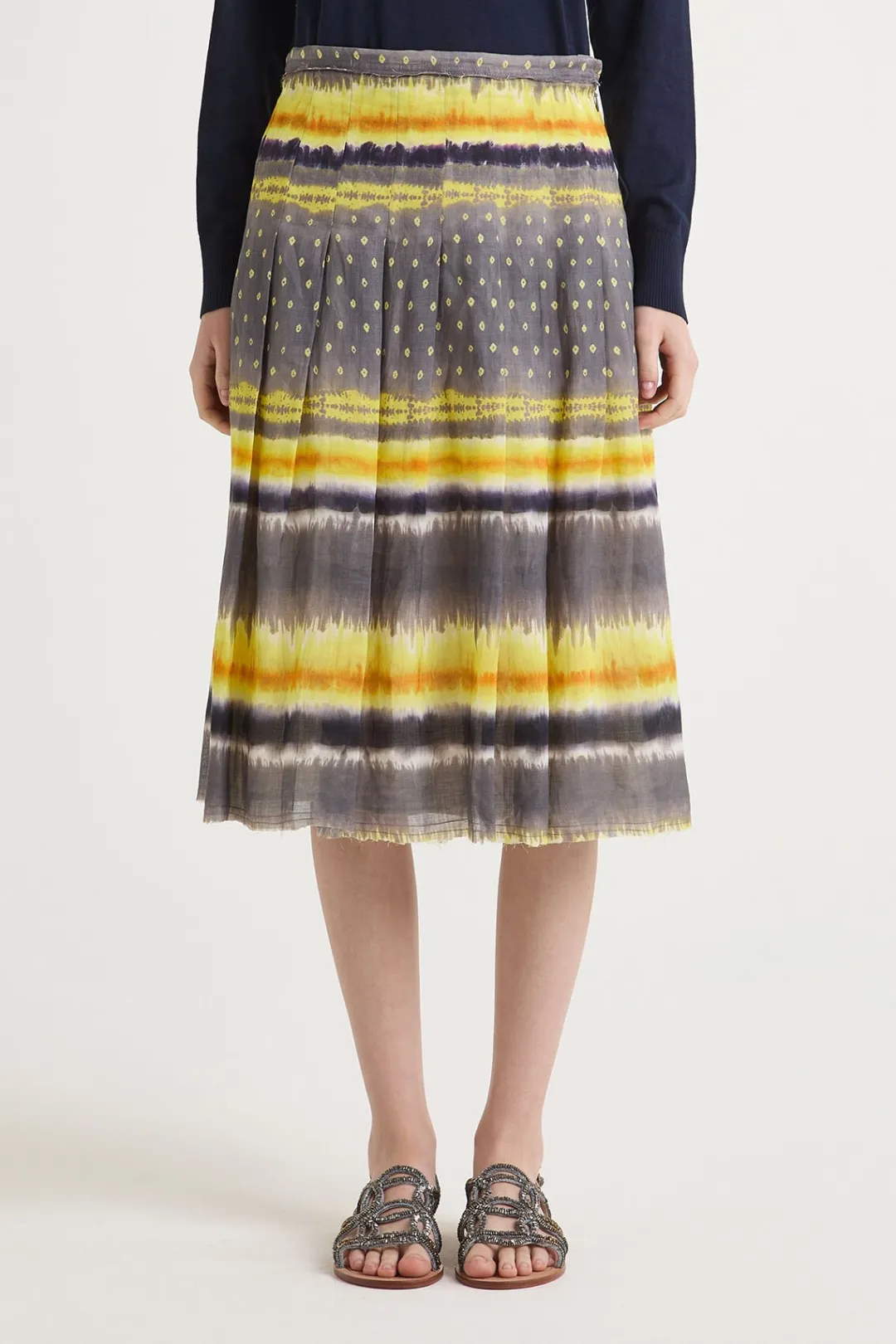 Online Maliparmi FALDA MALI TYE DYE Amarillo