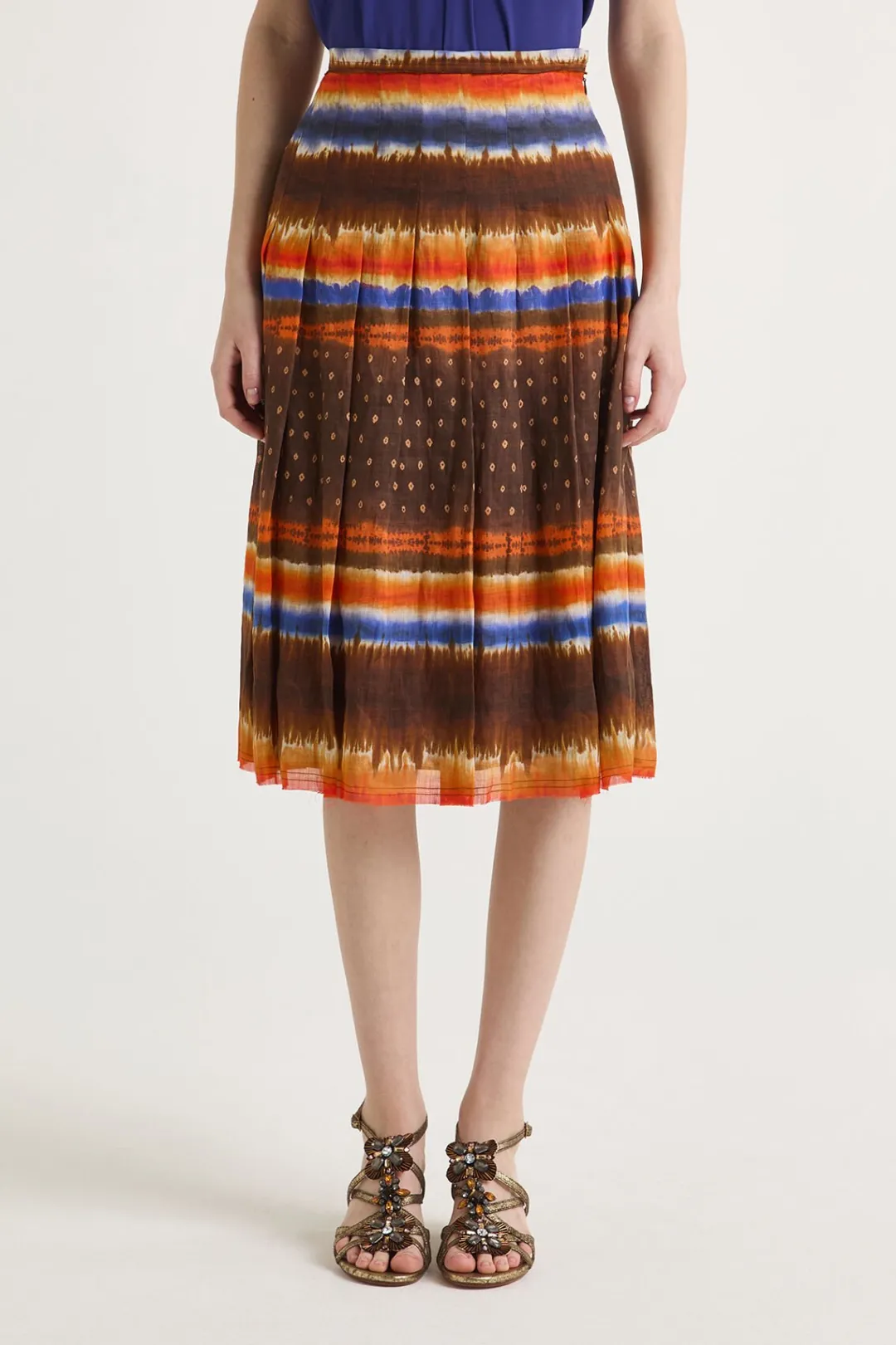 Hot Maliparmi FALDA MALI TYE DYE Naranja