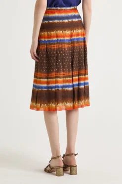 Hot Maliparmi FALDA MALI TYE DYE Naranja