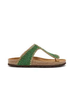 Discount Maliparmi INFRABIJOUX® BEADS & RAFFIA Verde césped