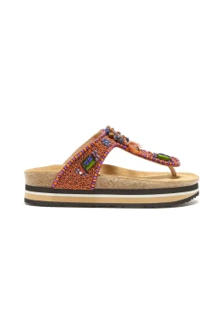 Fashion Maliparmi INFRABIJOUX® RESINS & TASSEL Rojo ladrillo