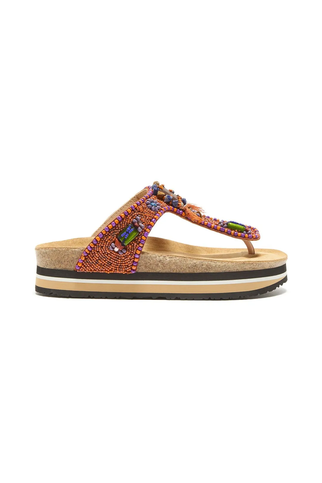 Fashion Maliparmi INFRABIJOUX® RESINS & TASSEL Rojo ladrillo