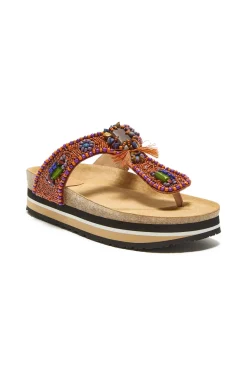 Fashion Maliparmi INFRABIJOUX® RESINS & TASSEL Rojo ladrillo