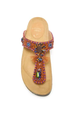 Fashion Maliparmi INFRABIJOUX® RESINS & TASSEL Rojo ladrillo