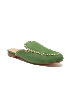Hot Maliparmi MOCASINES LEATHER & RAFFIA Verde césped