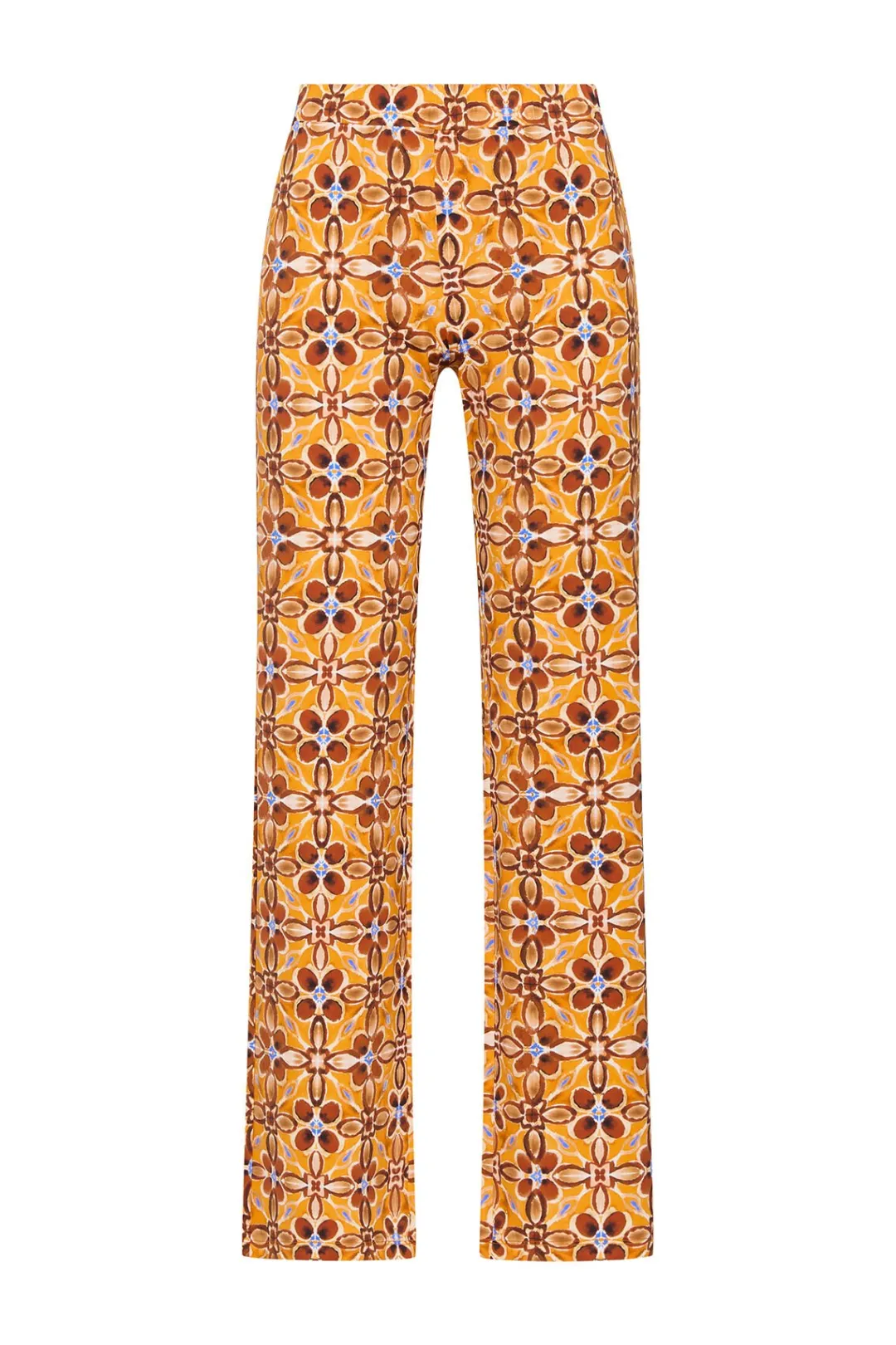 Best Maliparmi PANTALÓN CALEIDO FLOWER Naranja