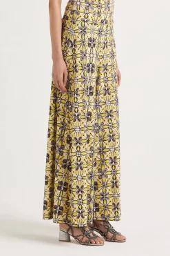 Fashion Maliparmi PANTALÓN CALEIDO FLOWER Gris