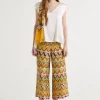 Outlet Maliparmi PANTALÓN COLLECTION PRINT Naranja