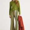Best Maliparmi PANTALÓN COLORFUL STRIPES Verde