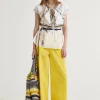 Clearance Maliparmi PANTALÓN DYED COTTON Amarillo