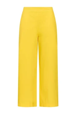 Clearance Maliparmi PANTALÓN DYED COTTON Amarillo