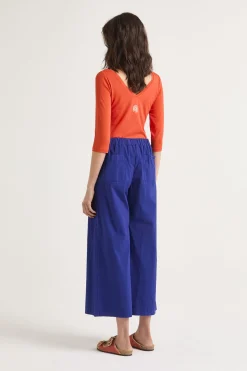 Outlet Maliparmi PANTALÓN DYED COTTON Azul