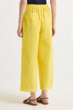 Clearance Maliparmi PANTALÓN DYED COTTON Amarillo