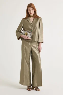 New Maliparmi PANTALÓN EXCLUSIVE LINEN Oro