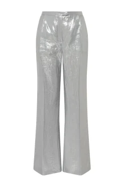 Sale Maliparmi PANTALÓN EXCLUSIVE LINEN Plateado