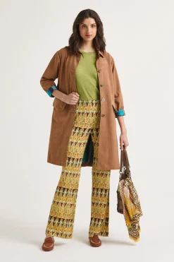 Sale Maliparmi PANTALÓN GEOMETRIC MIMOSA Amarillo