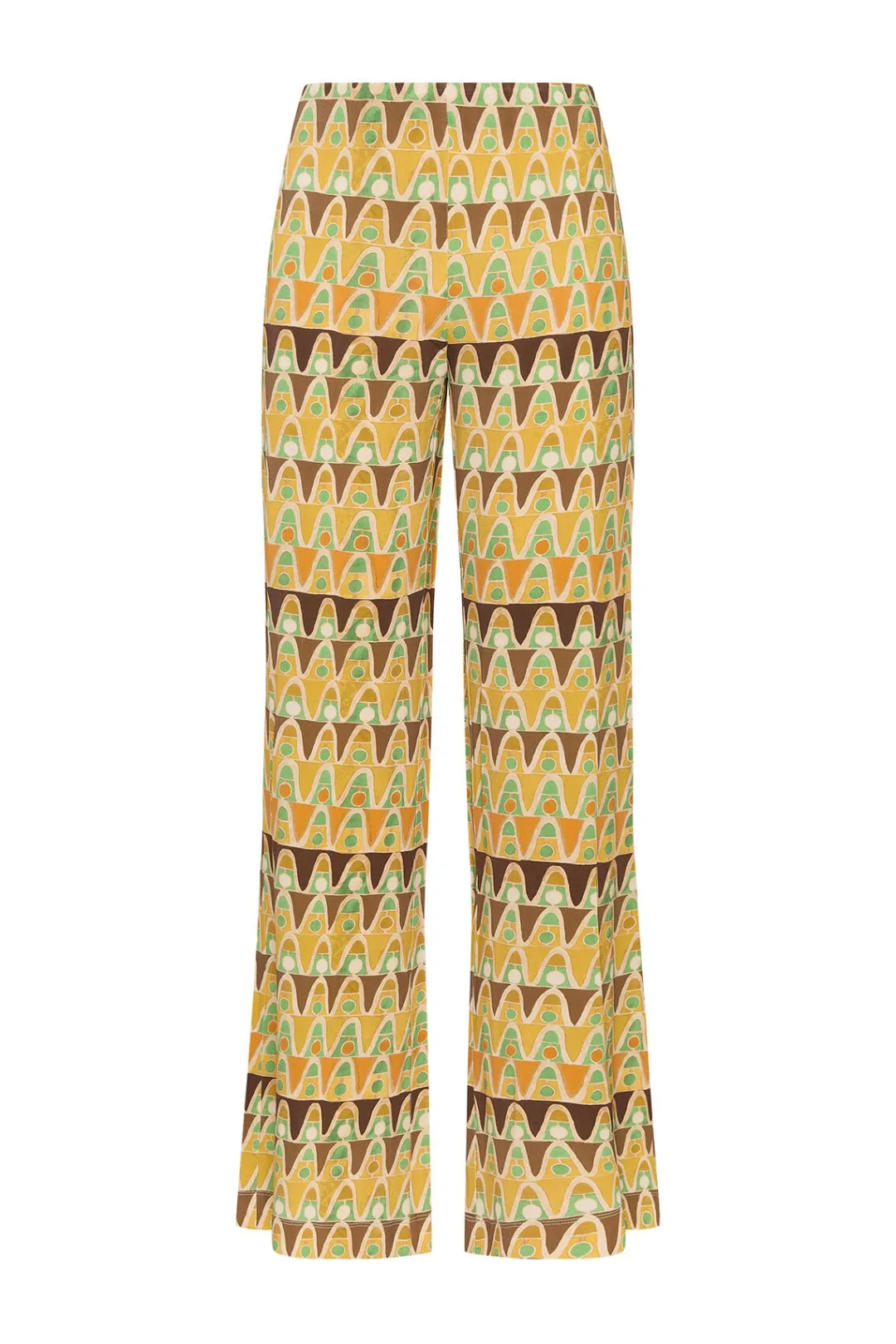 Sale Maliparmi PANTALÓN GEOMETRIC MIMOSA Amarillo
