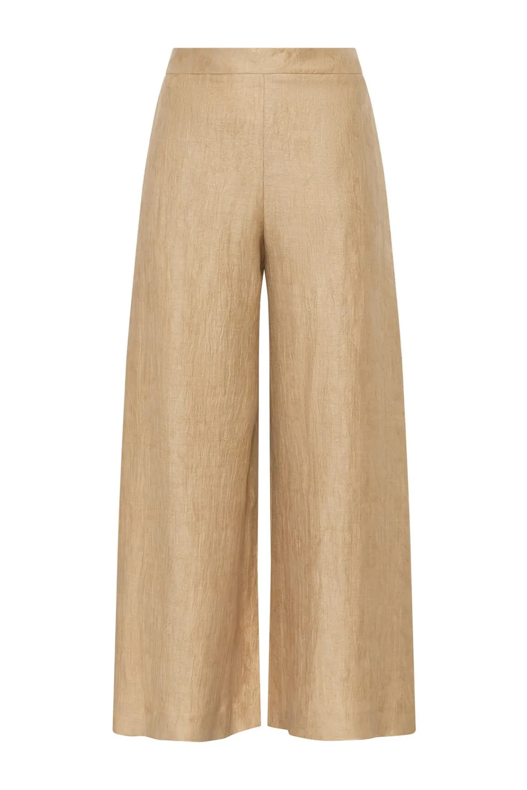 Best Maliparmi PANTALÓN LINEN JACQUARD Crema café