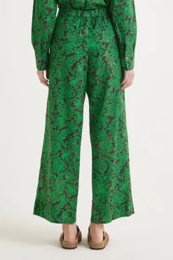 New Maliparmi PANTALÓN MAGICAL FLOWER Marrón