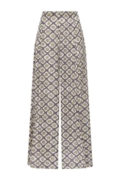 Online Maliparmi PANTALÓN MAGNOLIA BATIK Gris