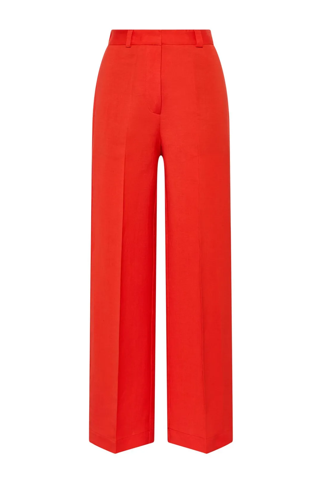 Clearance Maliparmi PANTALÓN MAGNOLIA LINEN Rojo claro