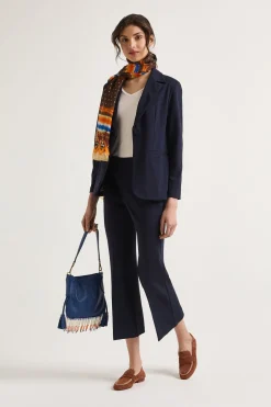 Online Maliparmi PANTALÓN MILANO STITCHING Azul noche