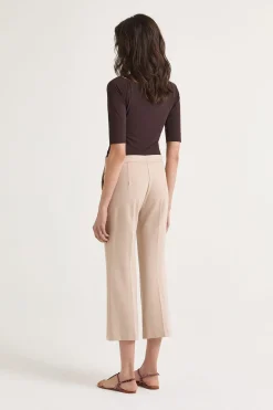 Online Maliparmi PANTALÓN MILANO STITCHING Crema café