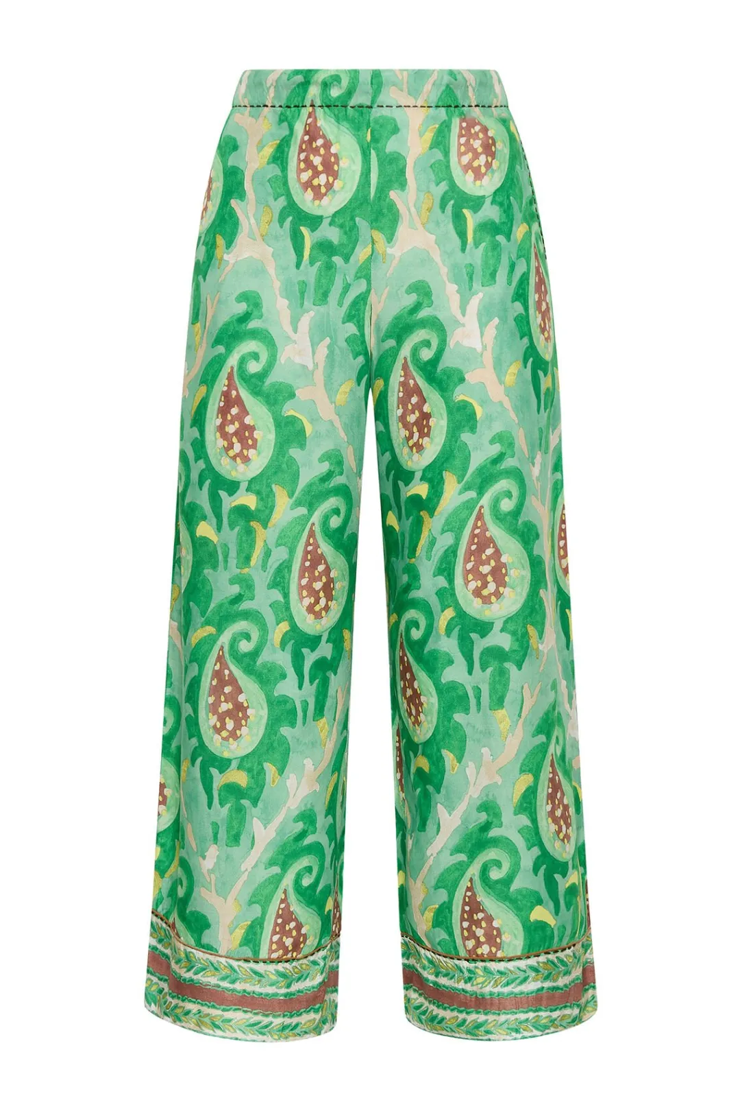 Online Maliparmi PANTALÓN MIRTLE PAISLEY Verde
