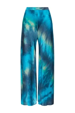Clearance Maliparmi PANTALÓN PRECIOUS SHADOWS Azul claro