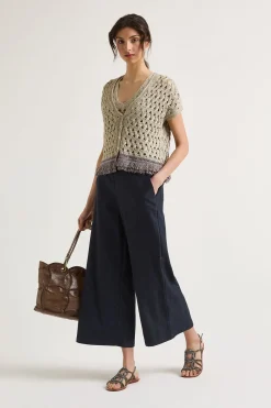 Sale Maliparmi PANTALÓN SPRING DENIM Azul noche