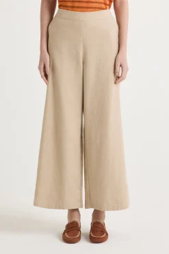 New Maliparmi PANTALÓN SPRING DENIM Crema café