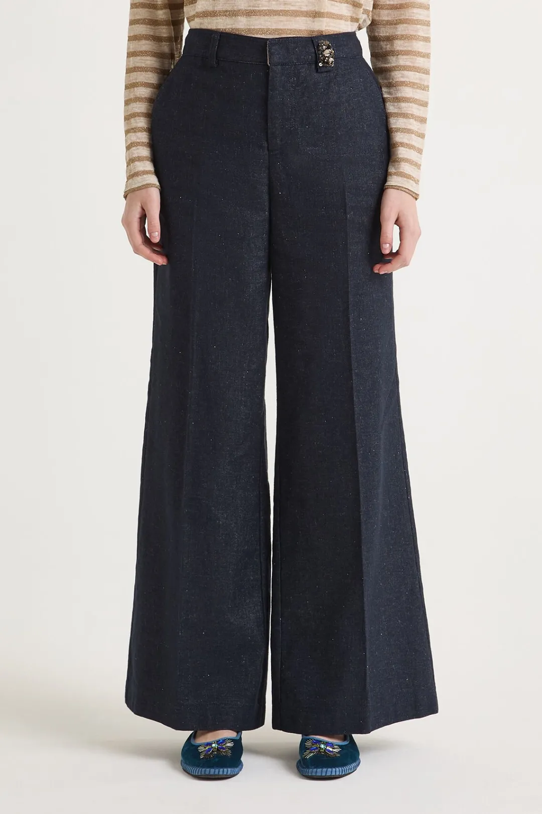 Clearance Maliparmi PANTALÓN SPRING DENIM Azul noche