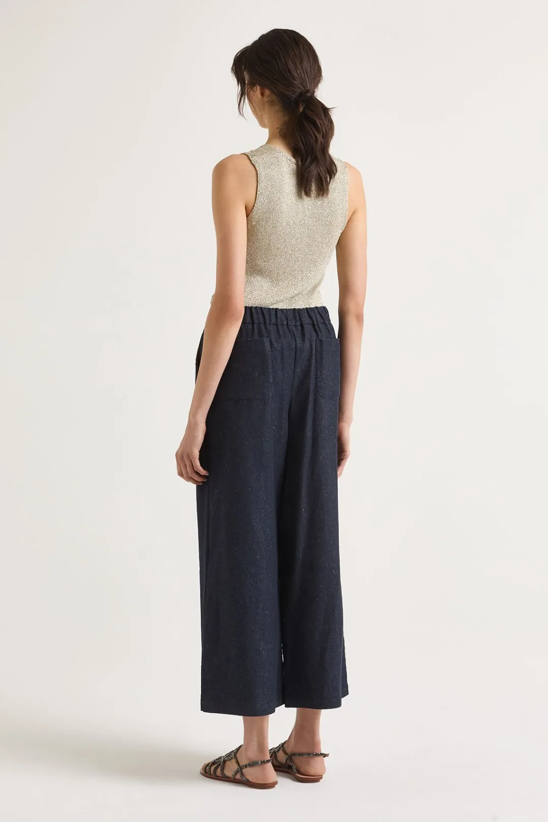 Sale Maliparmi PANTALÓN SPRING DENIM Azul noche